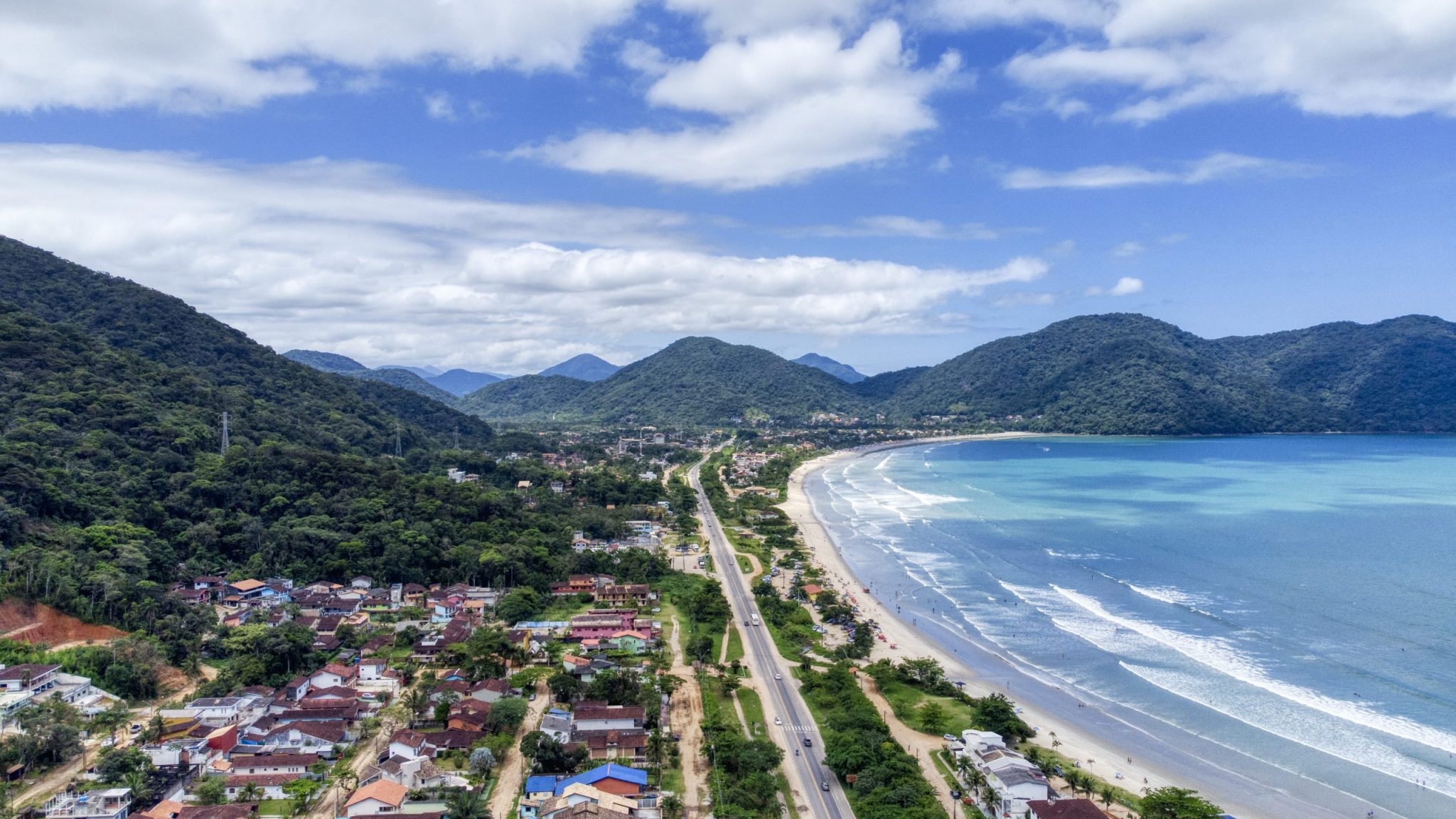 cidade de ubatuba no litoral norte de sp