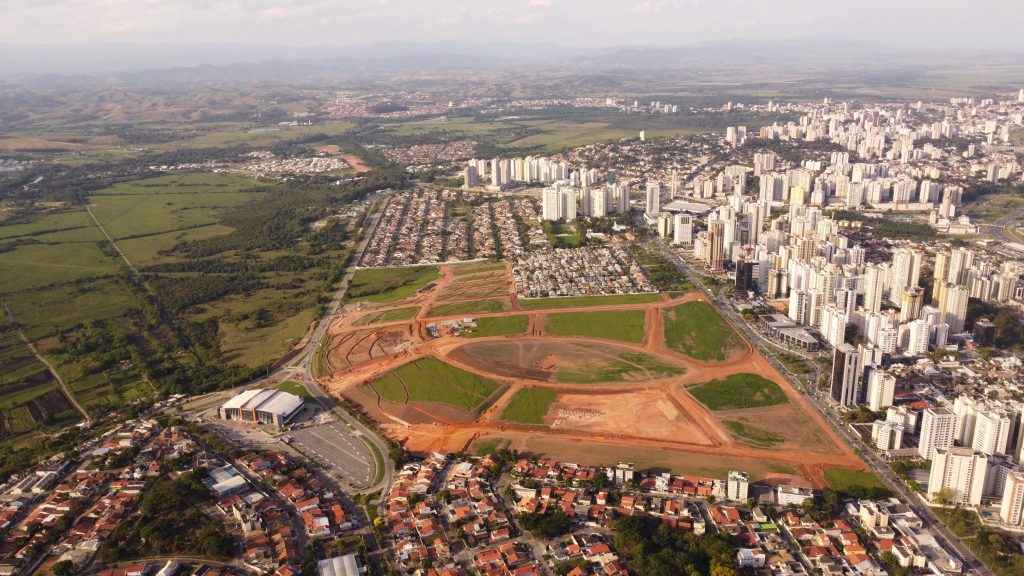 Obras no Parque Una em SJC: 19% do novo bairro já foi concluído, afirma Idealiza Cidades