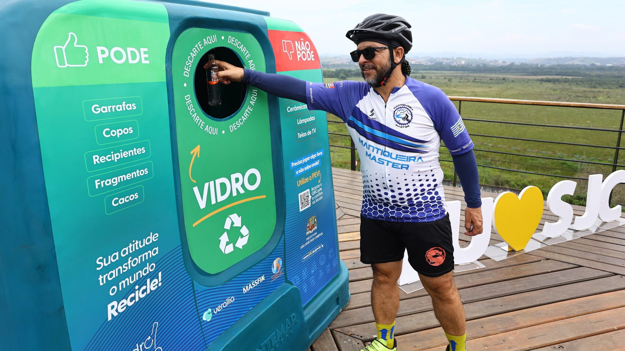 São José recicla 2,4 toneladas de vidro em primeiro mês de coleta