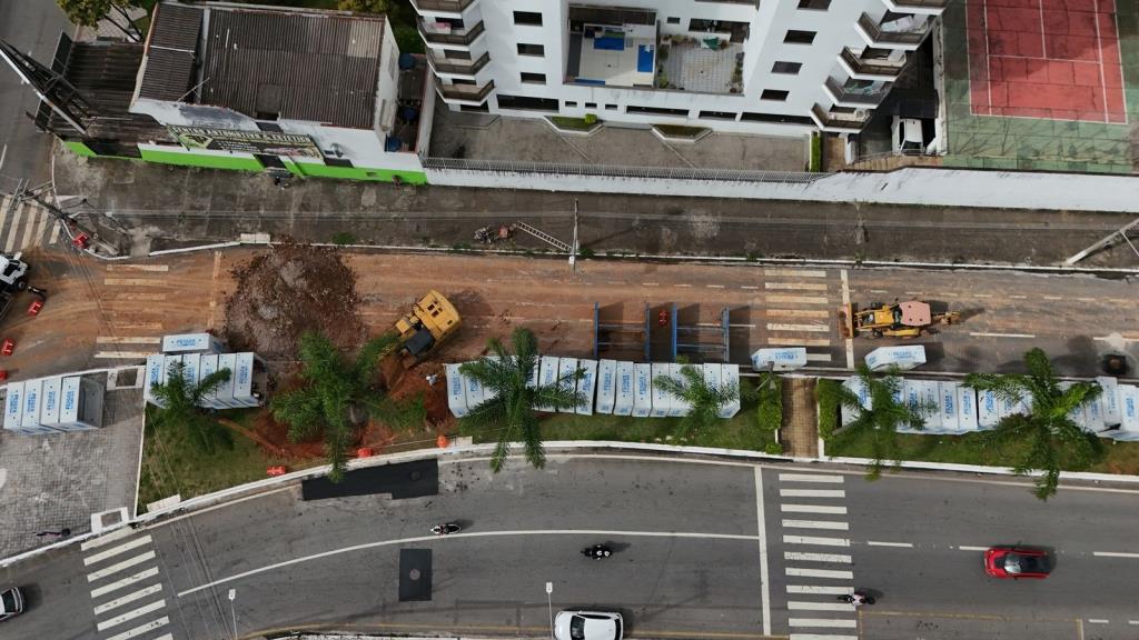 Prefeitura de Taubaté avança com as obras de macrodrenagem em segundo trecho da avenida do Povo