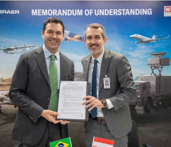 Embraer assina memorando para desenvolvimento da indústria aeroespacial na Áustria
