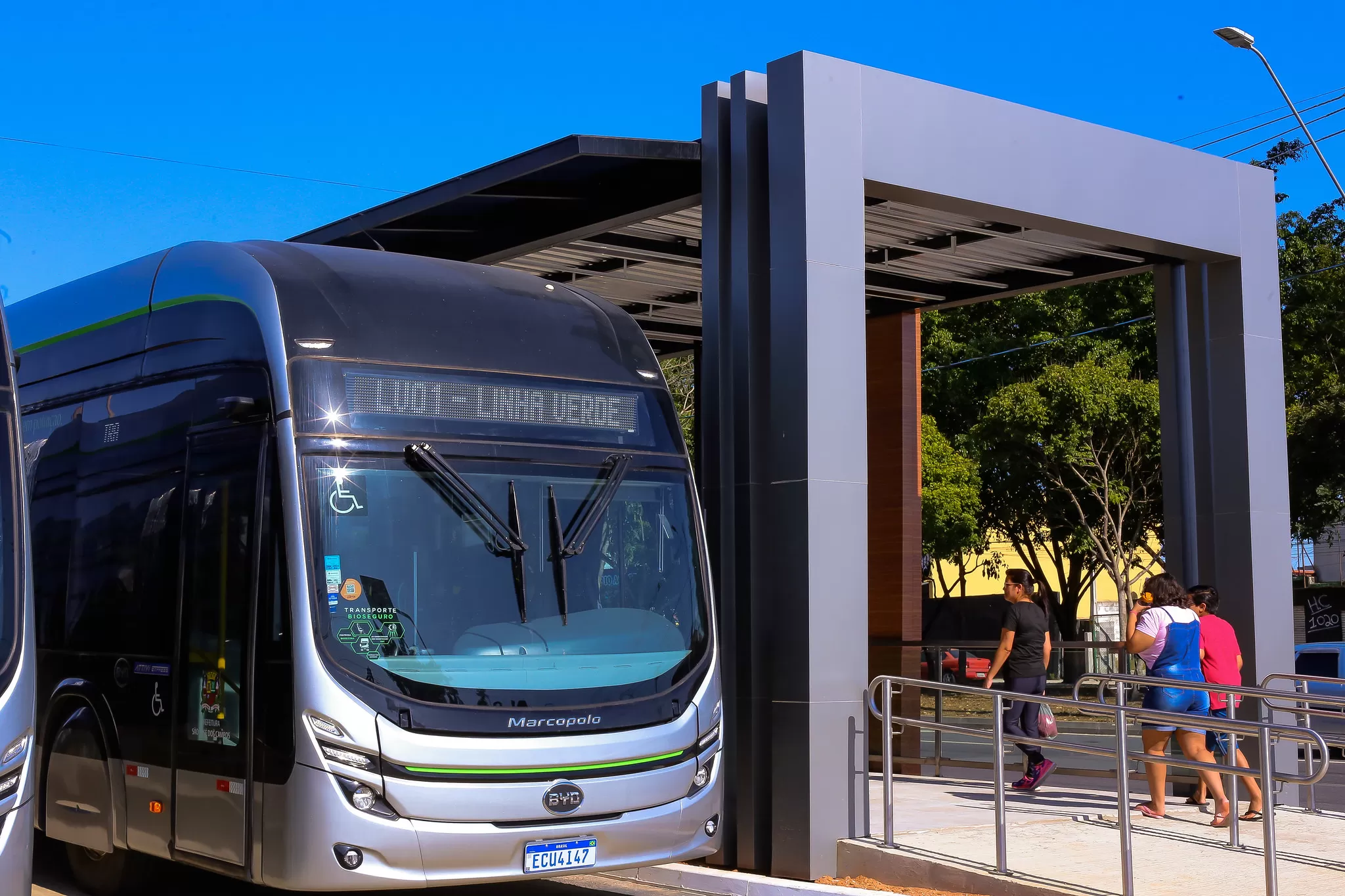 Linha Verde em operação no transporte público de SJC