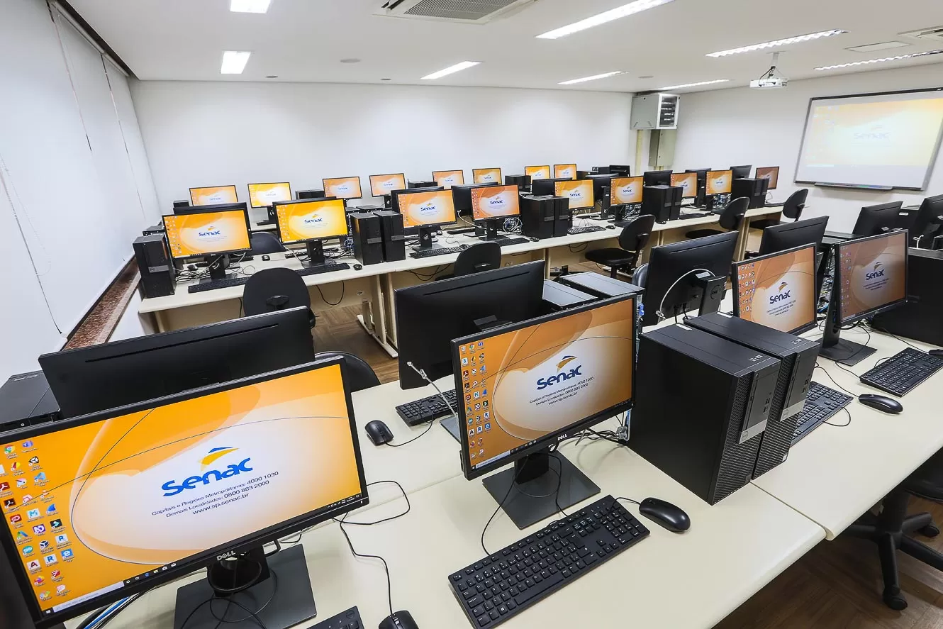 Computadores do Senac Vale do Paraíba