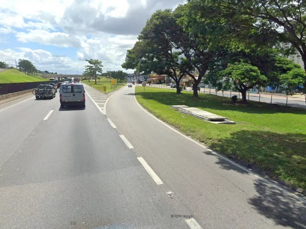 Acesso ao Km 112 da Dutra em Taubaté que será fechada