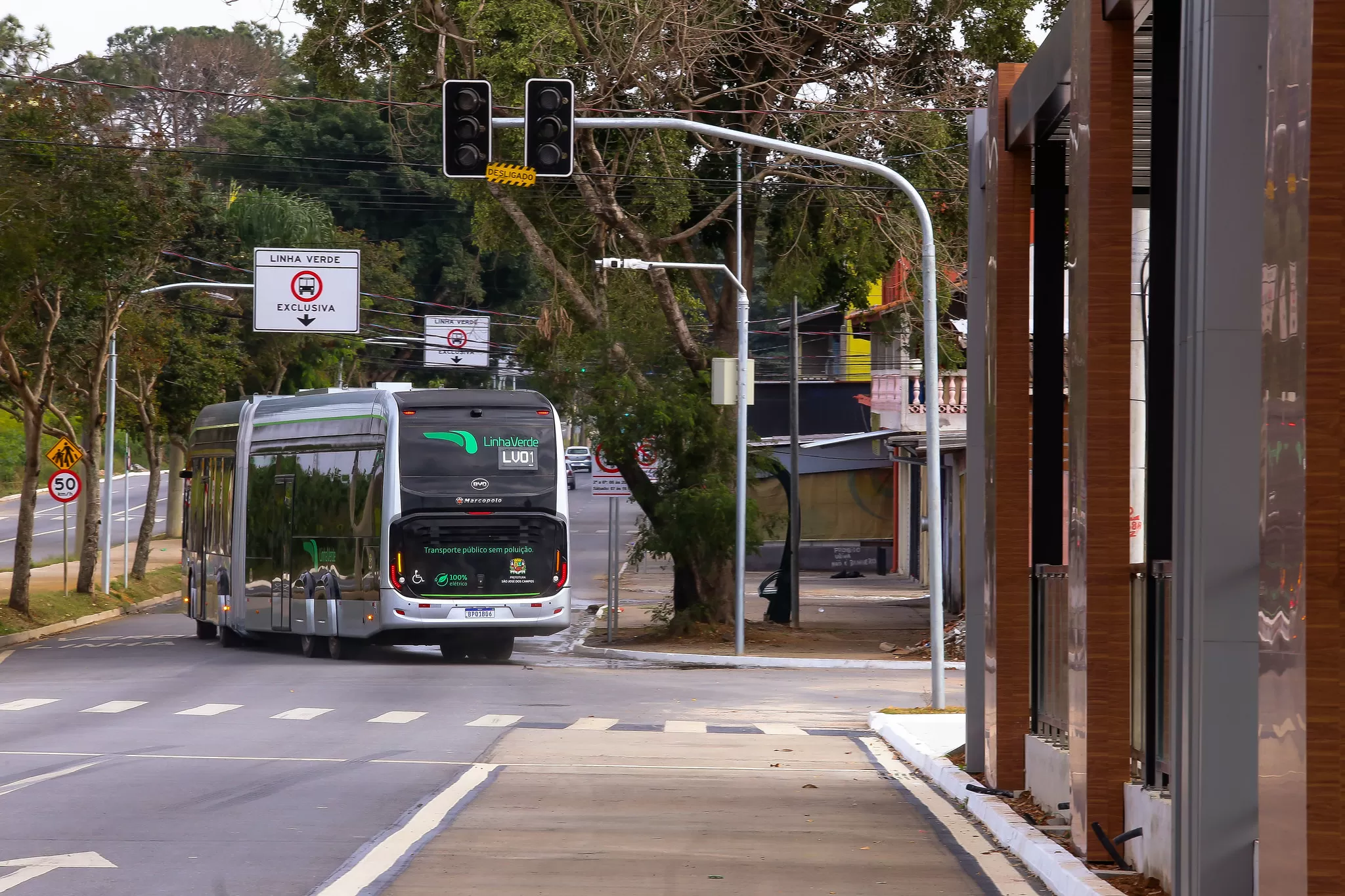 Operação do VLP da Linha Verde em São José dos Campos
