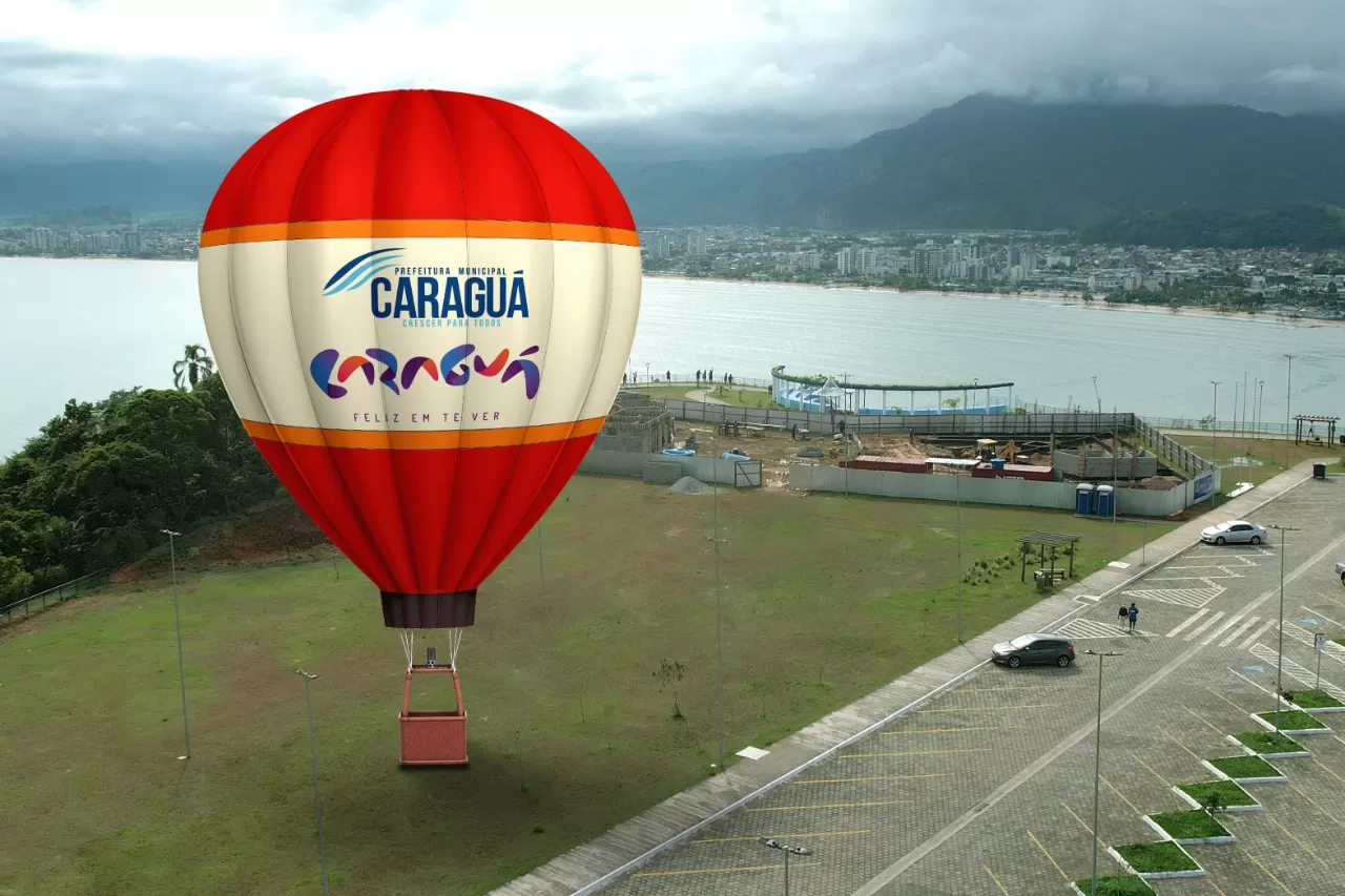 Balão ficará no Complexo Turístico do Camaroeiro