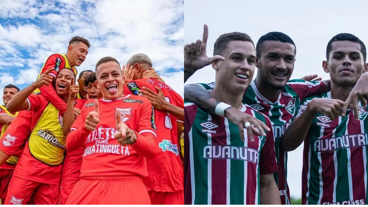 Atlético Guaratinguetá e Fluminense