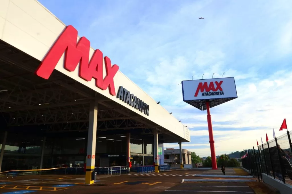 imagem do Max Atacadista; foto ilustra matéria sobre Max Atacadista anuncia nova unidade em Taubaté com 250 vagas