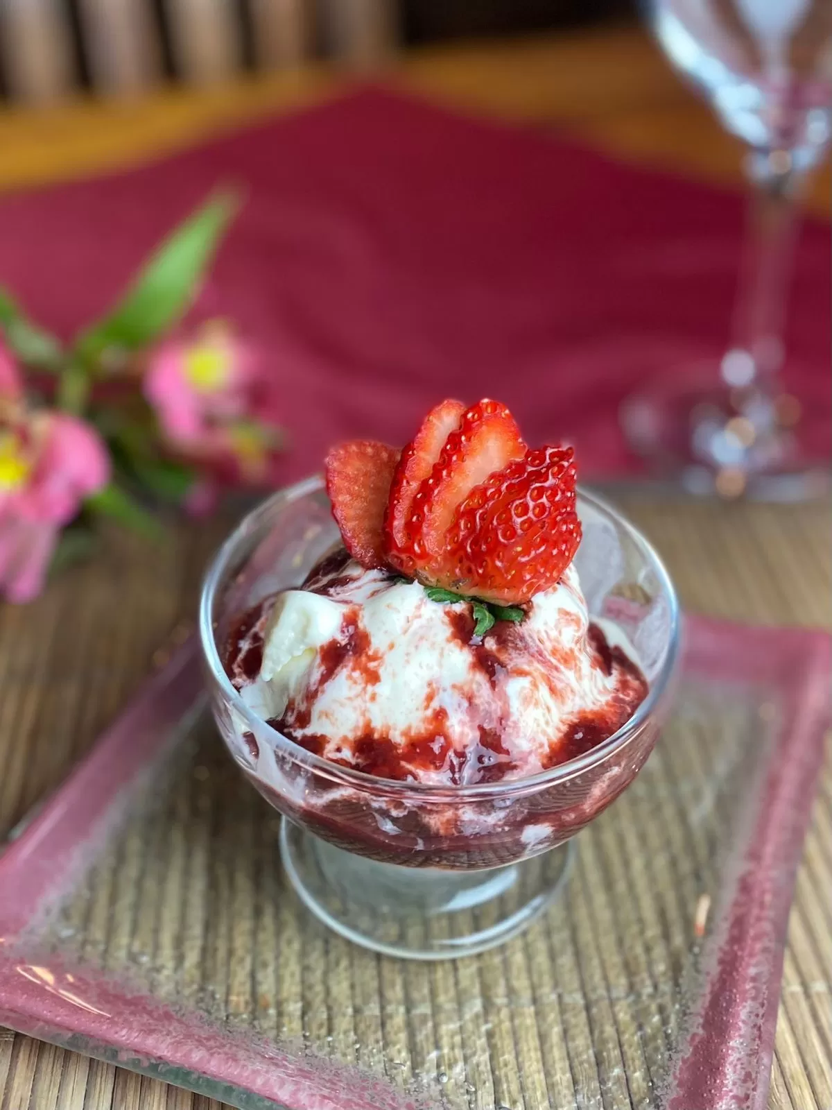Creme de Cupuaçu do Espaço Gourmet Thais Okamoto em São José; estabelecimento faz parte do Restaurant Week