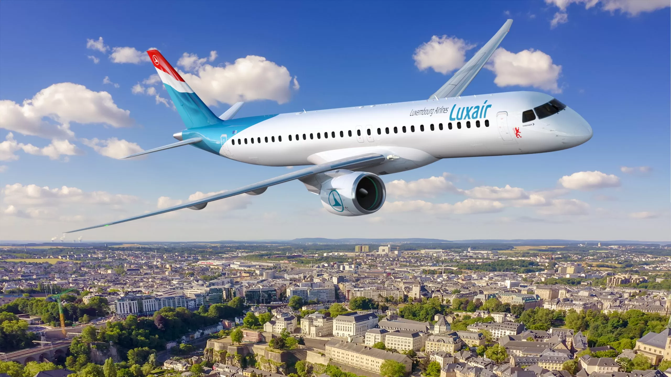 A primeira entrega da Embraer para Luxair está programada para o quarto trimestre de 2025