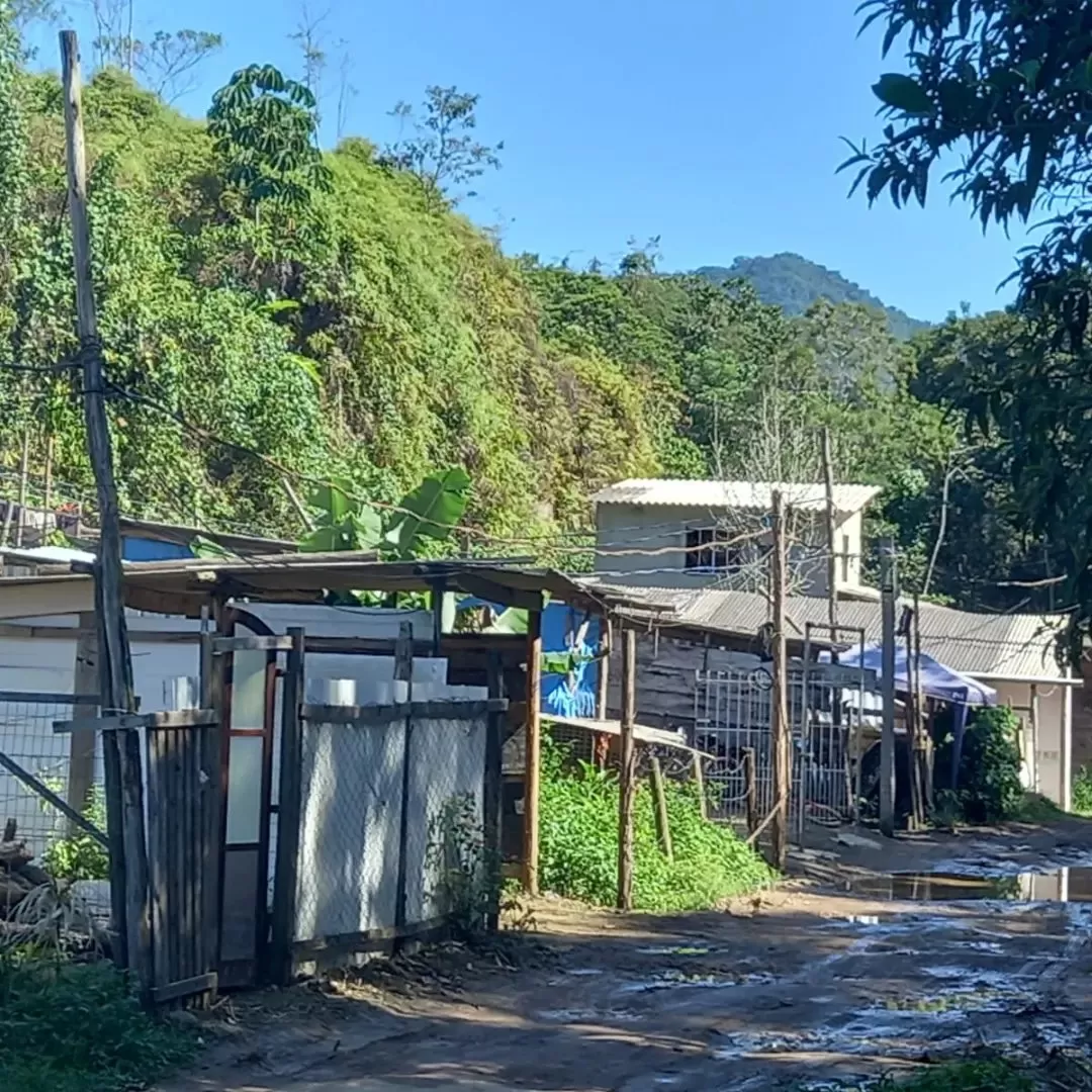 Morro do Fórum, área que Justiça determinou desocupação em Ubatuba