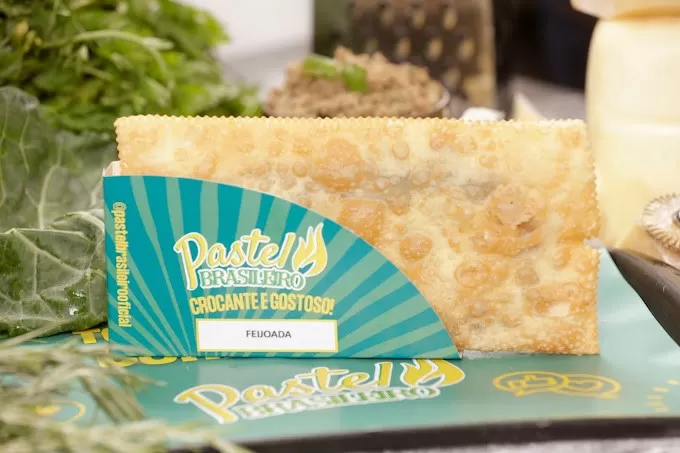 Pastel da pastelaria Pastel Brasileiro