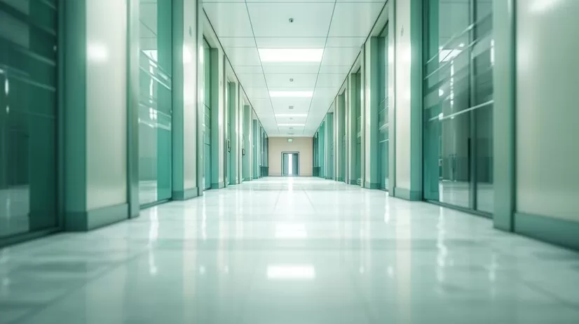 corredor hospitalar