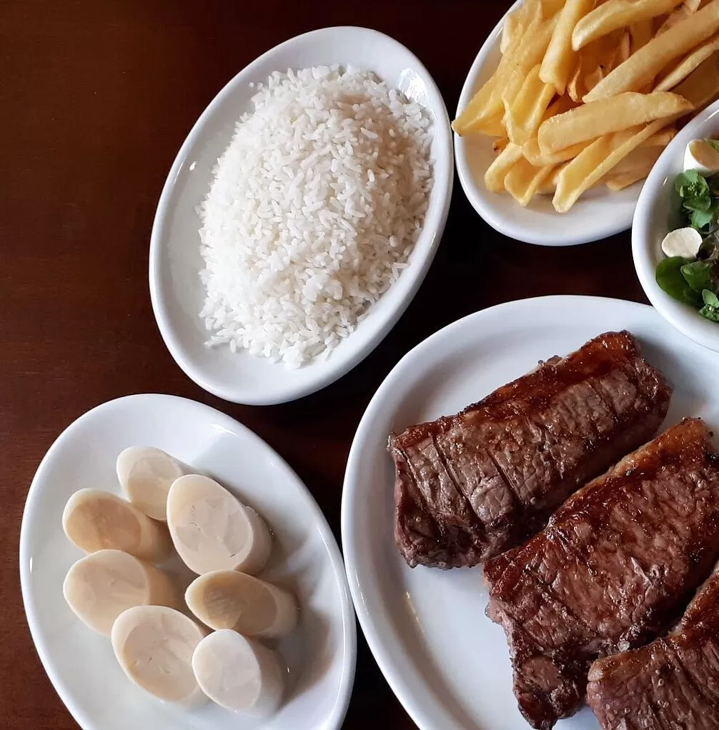 Prato de chorizo, servido na churrascaria Brescia em SJC