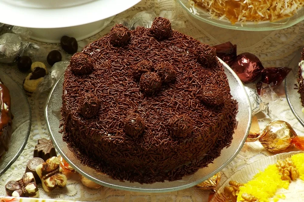 Bolo de brigadeiro da Haguanaboka