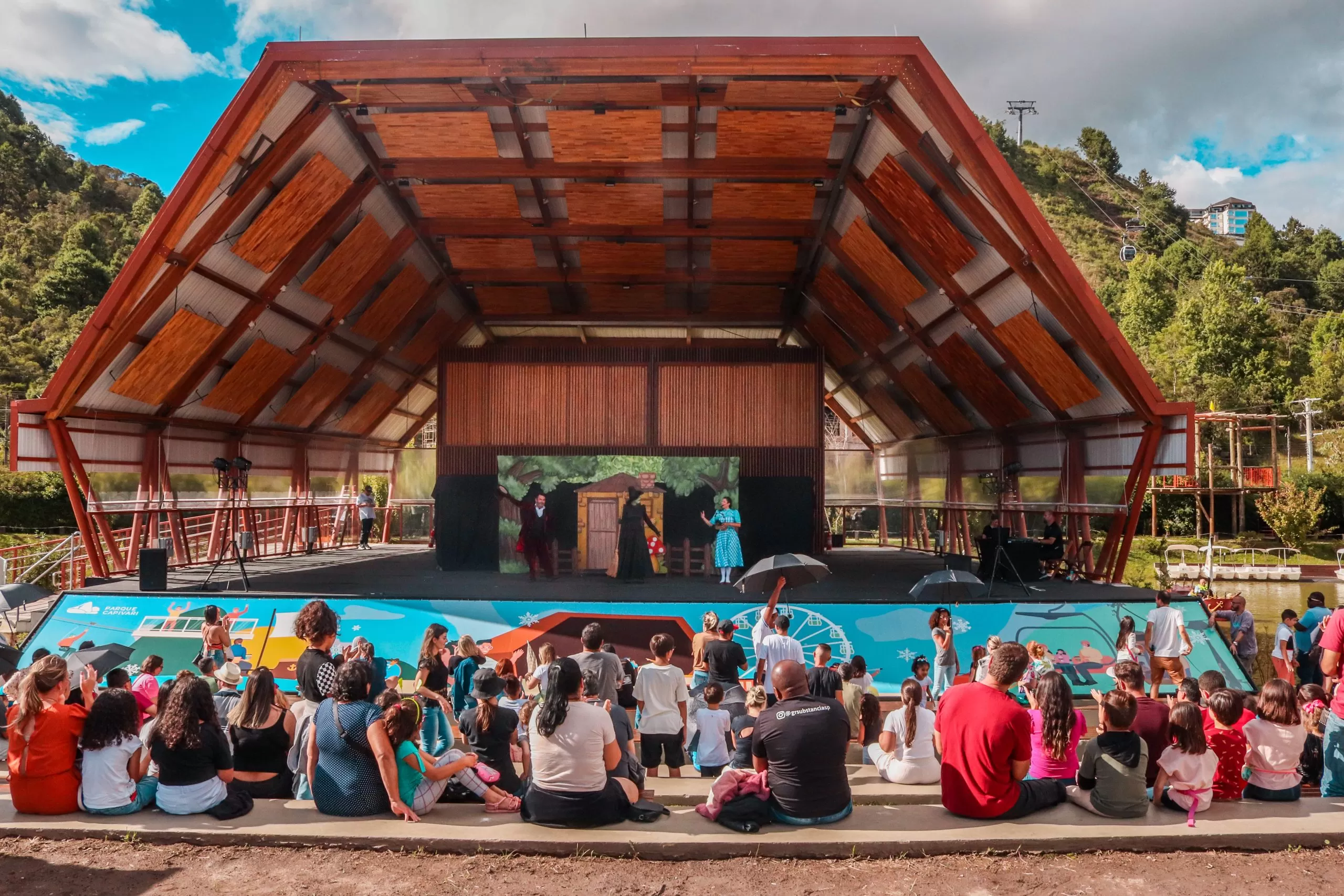 Palco do Parque Capivari em Campos do Jordão