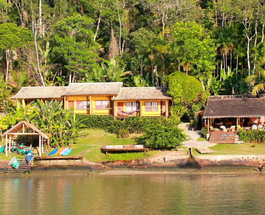 Refúgio Mamanguá, uma das pousadas a beira do Mar no Saco do Mamanguá