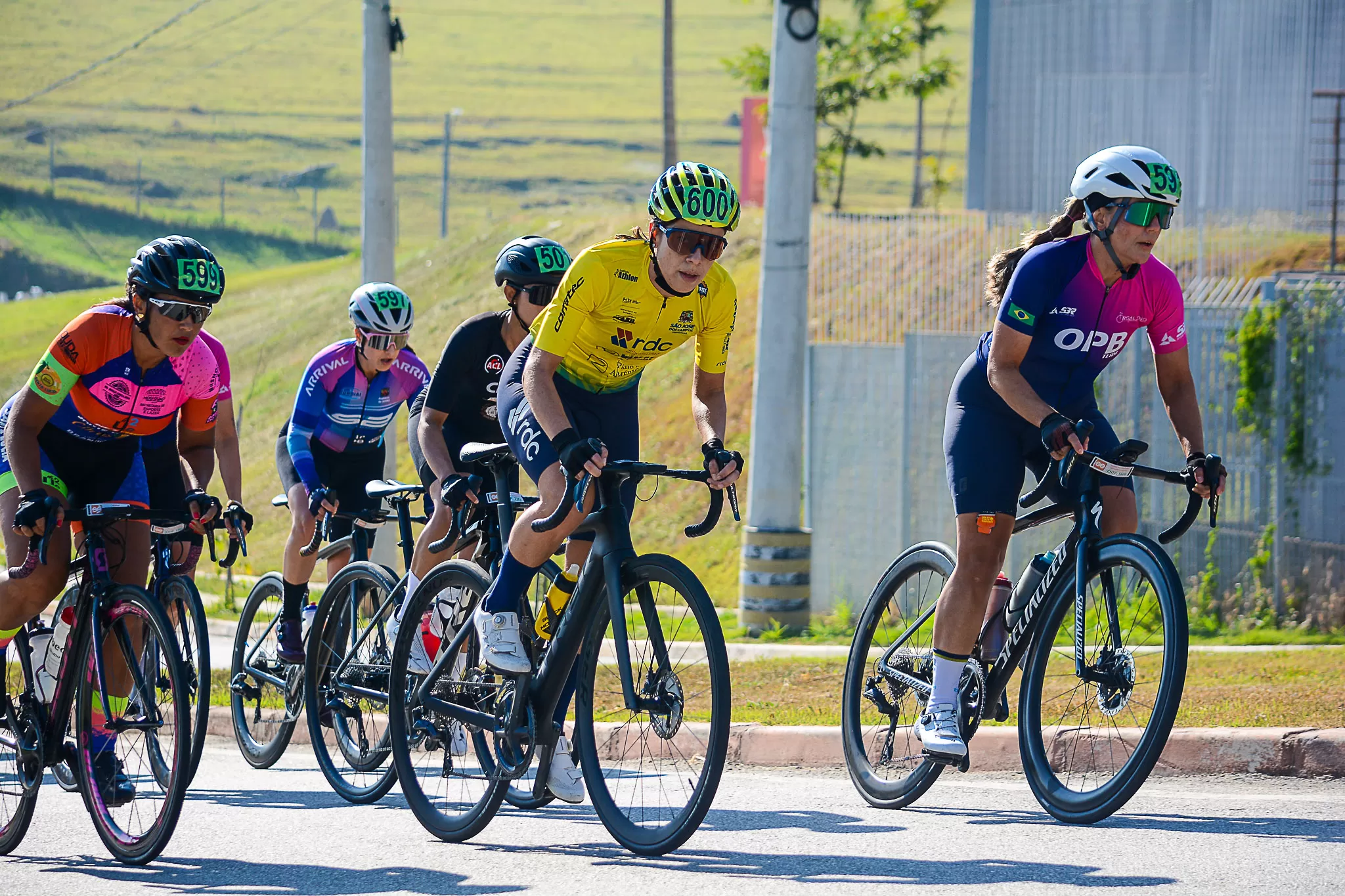 Atletas de ciclismo em prova de São José dos Campos, que será sede do Pan-Americano de ciclismo de estrada