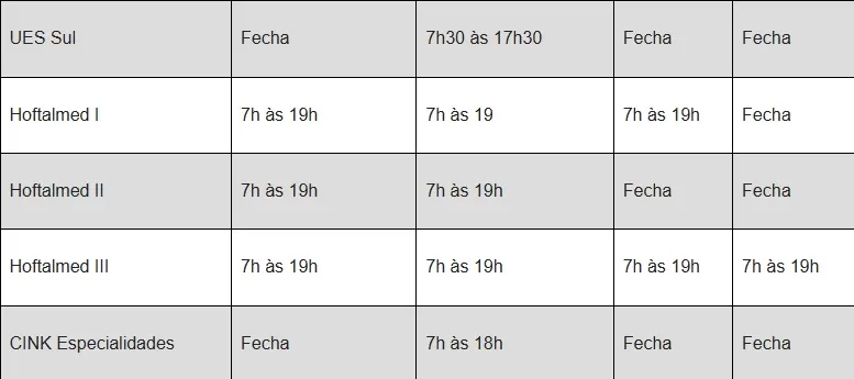 Horários de serviços públicos de são josé durante o feriado de corpus christi