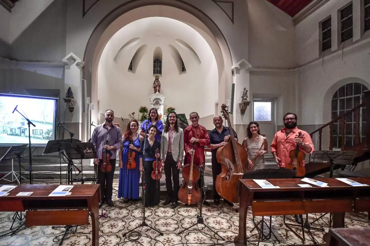 Membros do Núcleo de Música Antiga do CAEB