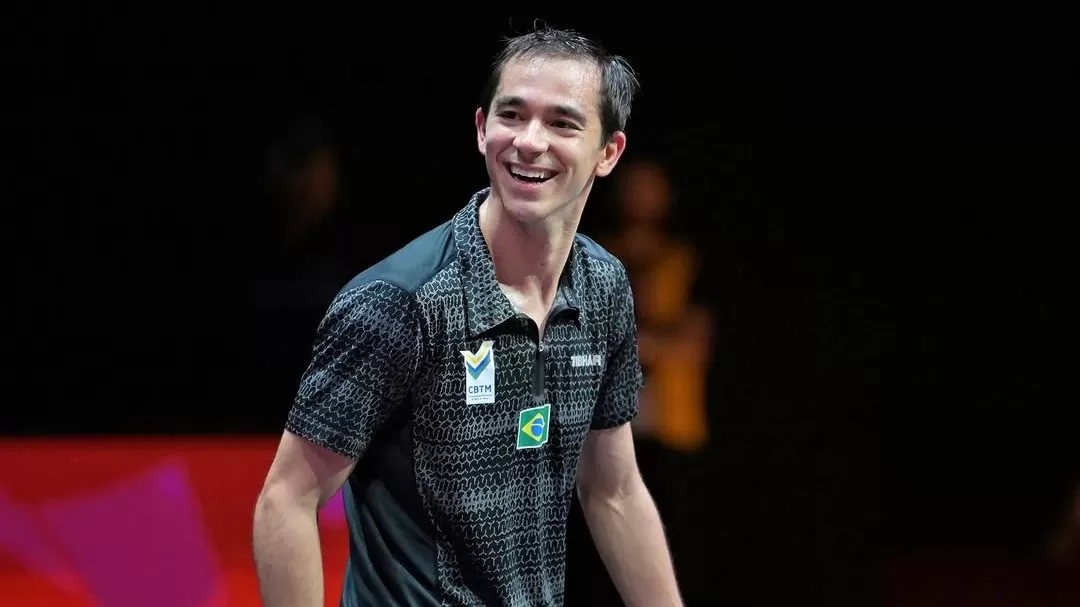 Hugo Calderano faz história com prata inédita no Mundial de Tênis de Mesa
