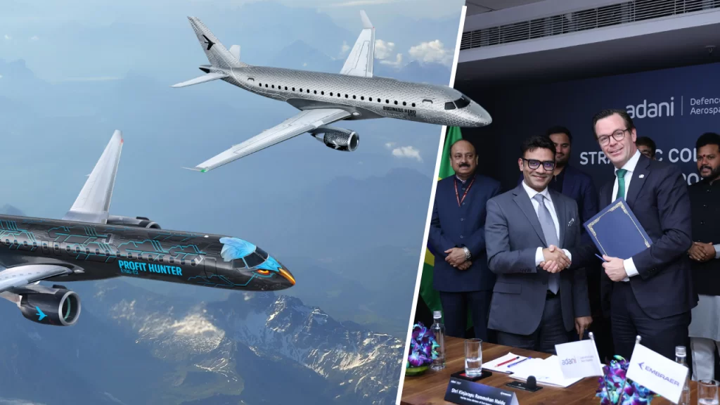 Embraer firma acordo para produzir aeronaves com grupo bilionário na Índia