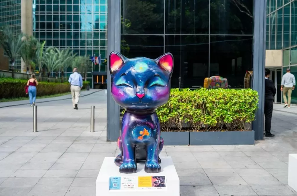 Exposição Art for Pets chega a São José com esculturas de cães e gatos customizadas por artistas; entrada gratuita