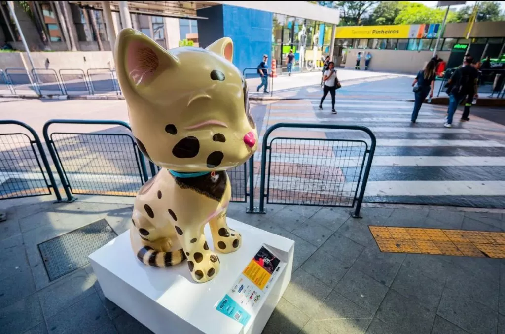 Exposição Art for Pets chega a São José com esculturas de cães e gatos customizadas por artistas; entrada gratuita