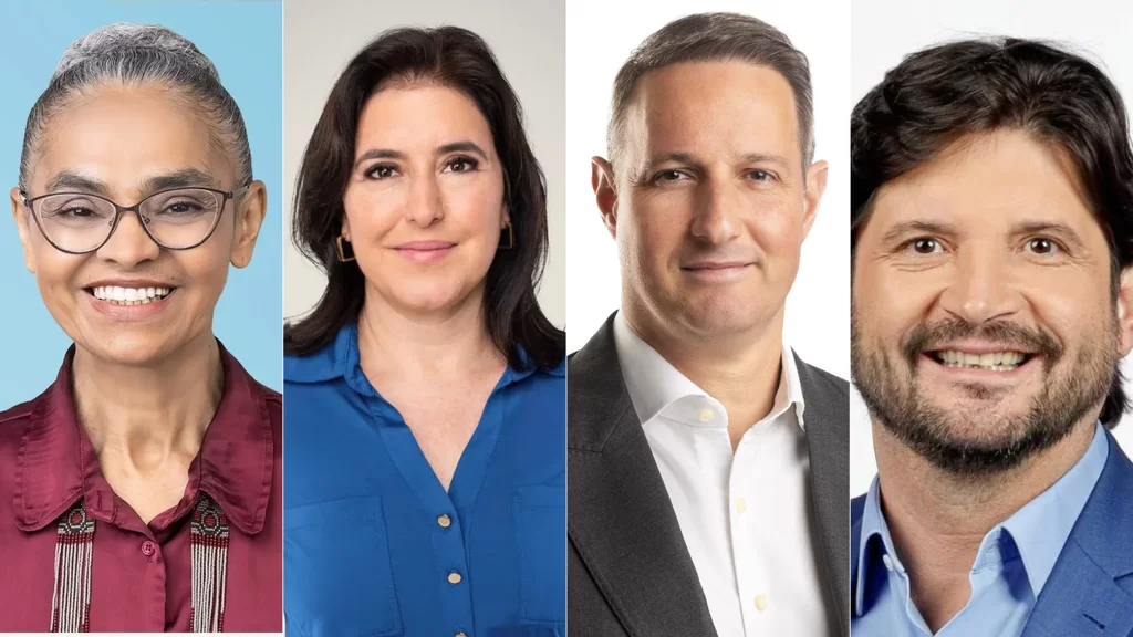 Datafolha aponta empate quadrúplo na disputa pelo Senado em SP entre Marina, Tebet, Derrite e André do Prado